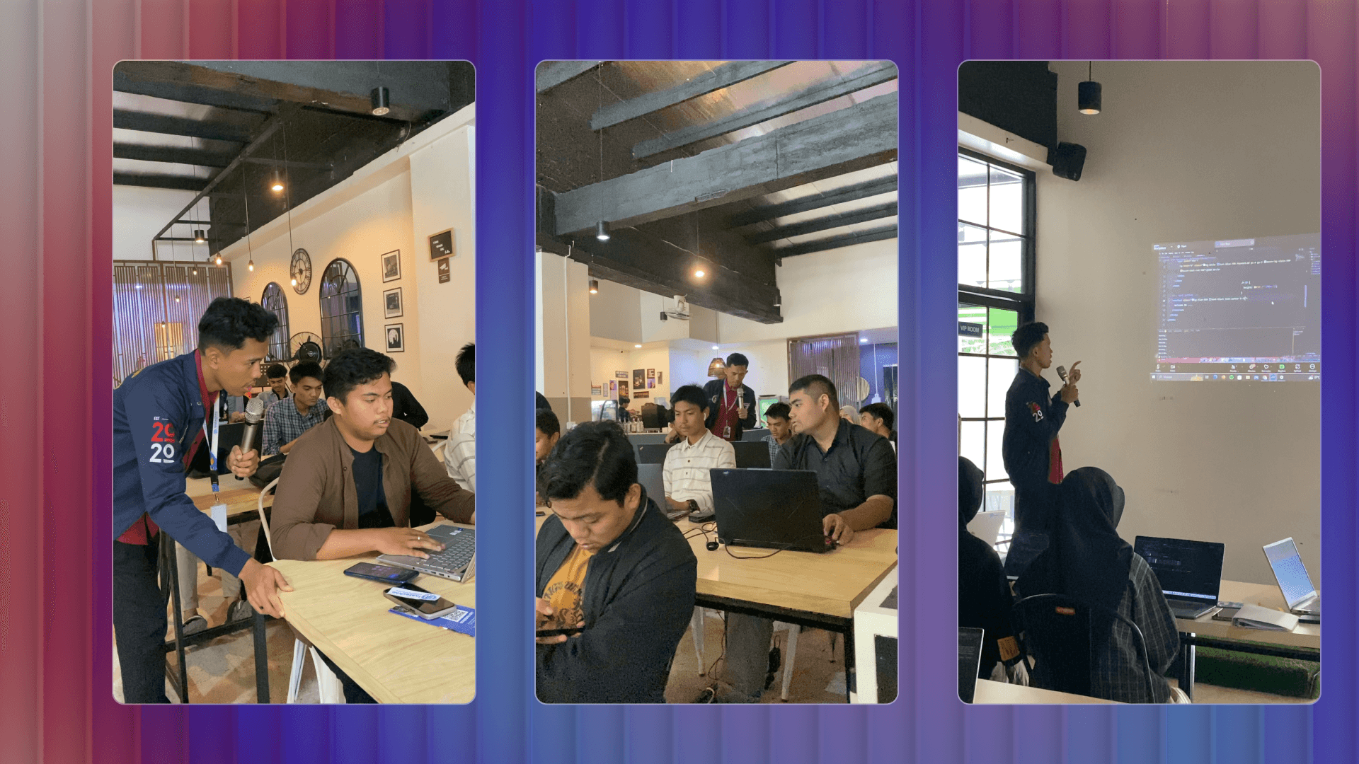Peserta menyimak penjelasan konsep utility-first dan alur kerja Tailwind CSS