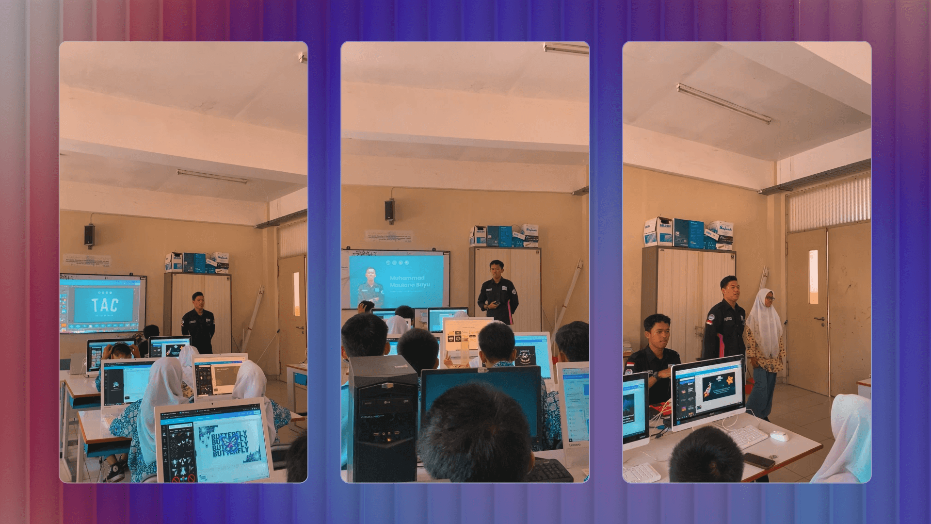 Penyampaian materi workshop dan Sesi tanya jawab