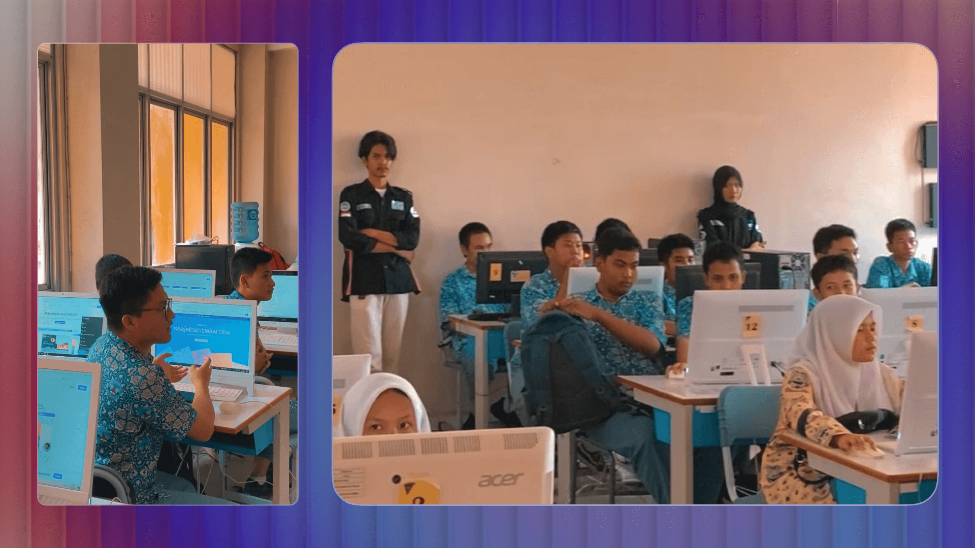 Penyampaian materi workshop dan Sesi tanya jawab