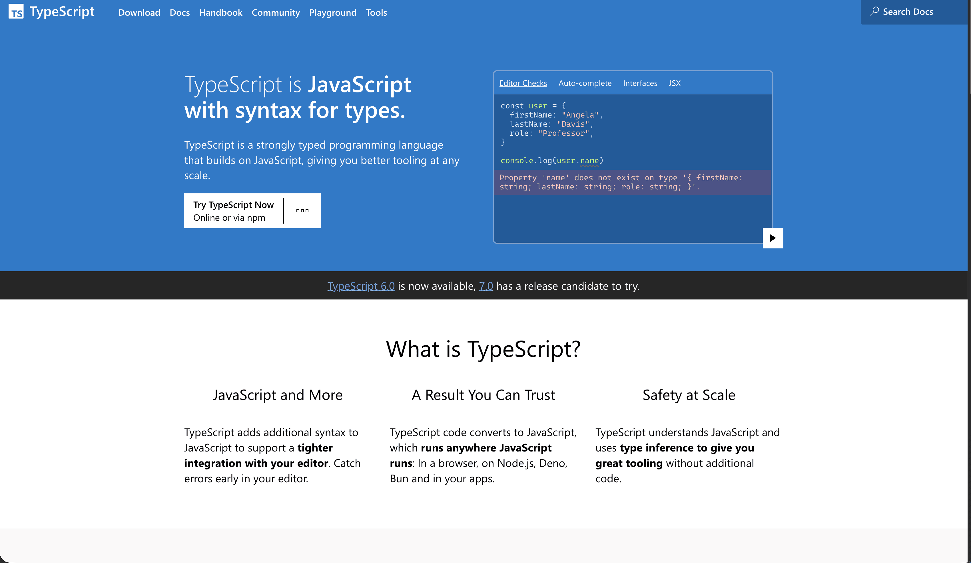 Preview TypeScript